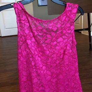 Size 6 Magenta Calvin Klein Dress